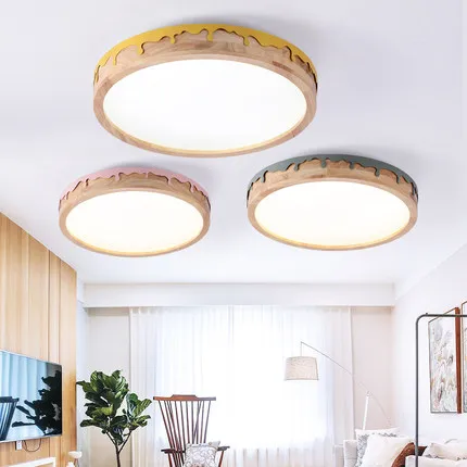 LED Round Ceiling Lights For Bedroom Dining Living Room Nordic Style Ceiling Mounted Lamp Wooden Kitchen Lighting Fixture
LED Round Ceiling Lights For Bedroom Dining Living Room Nordic Style Ceiling Mounted Lamp Wooden Kitchen Lighting Fixture