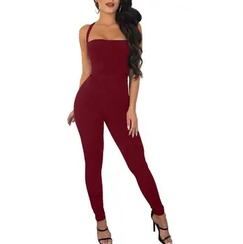 Casual Long Jumpsuits For Women 2019 Sexy Off Shoulder Jumpsuit Summer Black Drawstring Backless Overalls Solid Women Playsuit
Casual Long Jumpsuits For Women 2019 Sexy Off Shoulder Jumpsuit Summer Black Drawstring Backless Overalls Solid Women Playsuit