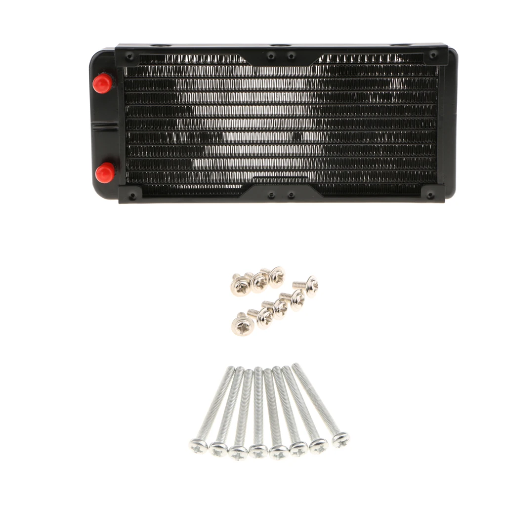 240mm 10 Pipe Aluminum Computer Radiator Water Cooling Cooler For CPU Heatsink Exchanger CPU Heat Sink For Laptop Desktop
240mm 10 Pipe Aluminum Computer Radiator Water Cooling Cooler For CPU Heatsink Exchanger CPU Heat Sink For Laptop Desktop
