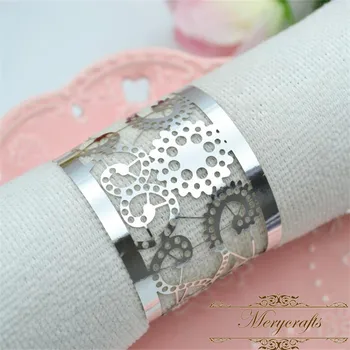 50pcs free shipping Wedding decoration towel wrappers laser cut silver paper napkin ring
50pcs free shipping Wedding decoration towel wrappers laser cut silver paper napkin ring