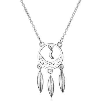 XIYANIKE 925 Sterling Silver Jewelry Simple Moon Retro Hollow Pattern Flower Feather Dream Catcher For Women Gift Bijoux VNS8015
XIYANIKE 925 Sterling Silver Jewelry Simple Moon Retro Hollow Pattern Flower Feather Dream Catcher For Women Gift Bijoux VNS8015