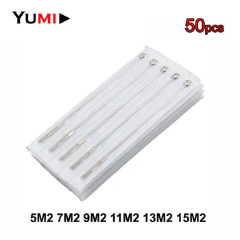 50PCS/Lot Disposable 5M1 7M1 9M1 11M1 13M1 15M1 Sterilized Liner Tattoo Piercing Needles Microneedling For Tattoo & Body Art
50PCS/Lot Disposable 5M1 7M1 9M1 11M1 13M1 15M1 Sterilized Liner Tattoo Piercing Needles Microneedling For Tattoo & Body Art