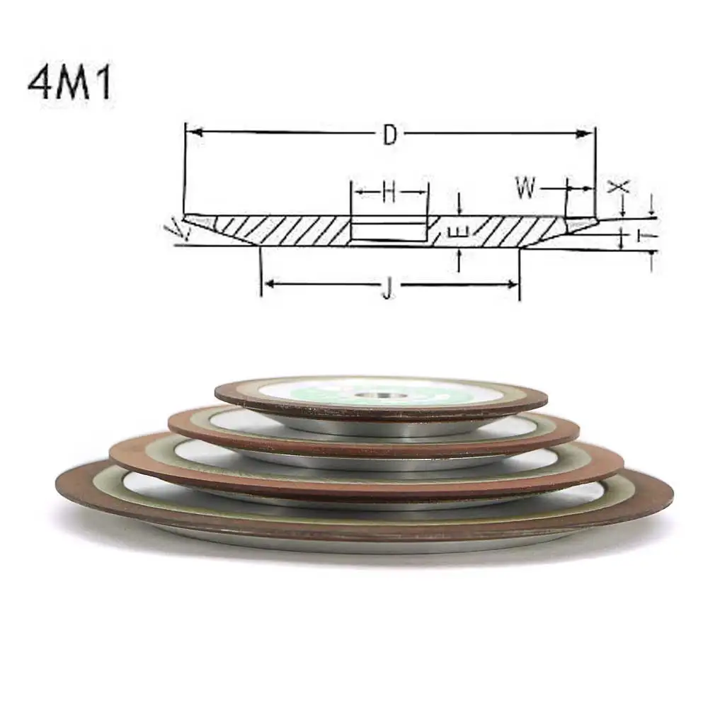 Resin diamond wheel for tungsten carbide single tapered abrasive wheel Grit 150 super abrasives for hard alloy sharpening R003b
Resin diamond wheel for tungsten carbide single tapered abrasive wheel Grit 150 super abrasives for hard alloy sharpening R003b