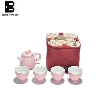Creative Pink Porcelain Tea Set Handmade Ceramic Underglaze Color Puer Teacups Teapot Travel Teaware Bag Kit for Birthday Gifts
Creative Pink Porcelain Tea Set Handmade Ceramic Underglaze Color Puer Teacups Teapot Travel Teaware Bag Kit for Birthday Gifts