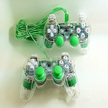 Cdargon Computer Led Light Gamepad Handle Transparent Double USB Interface Dual Rocker Transparent Drop Shipping
Cdargon Computer Led Light Gamepad Handle Transparent Double USB Interface Dual Rocker Transparent Drop Shipping