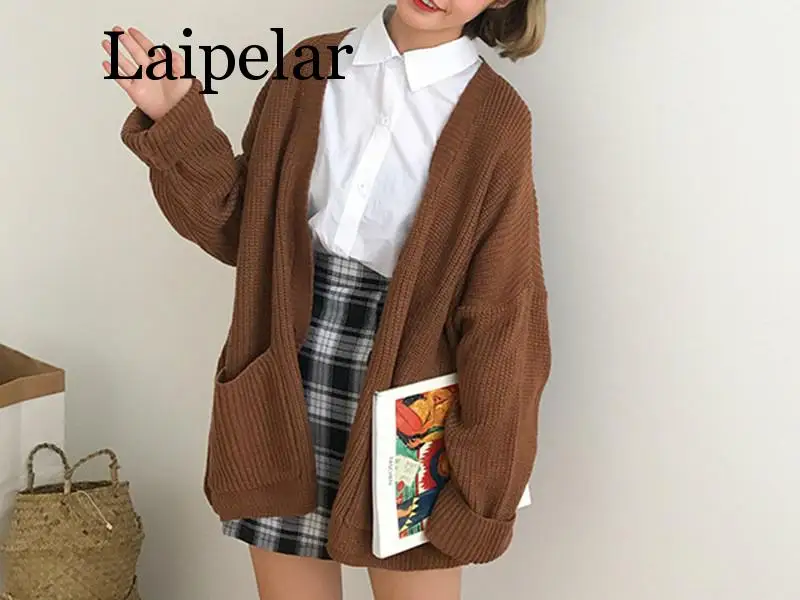 Laipelar корейский женский свободный кардиган, пальто с двумя карманами, дизайн, свитер, куртка, милый, милый, девушка, повседневная, длинный вязаный кардиган
Laipelar корейский женский свободный кардиган, пальто с двумя карманами, дизайн, свитер, куртка, милый, милый, девушка, повседневная, длинный вязаный кардиган