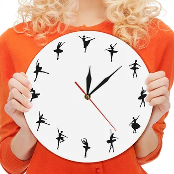 Ballet Dancing Girl Needle Hand Wall Clock Charming Ballerina Dance Wall Art Watch Nursery Home Decor Ballet Dance Modern Design
Ballet Dancing Girl Needle Hand Wall Clock Charming Ballerina Dance Wall Art Watch Nursery Home Decor Ballet Dance Modern Design