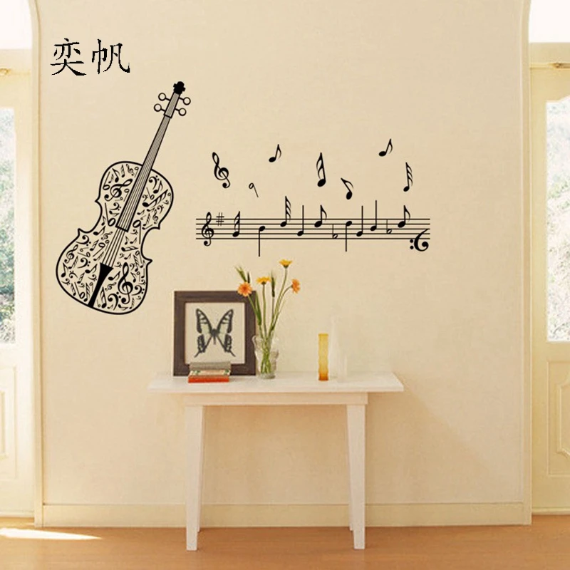 Violin Music Notes Wall Sticker Tv Sofa Background Adesivos De Parede Home Decor Living Room Entranceway Classroom Post
Violin Music Notes Wall Sticker Tv Sofa Background Adesivos De Parede Home Decor Living Room Entranceway Classroom Post