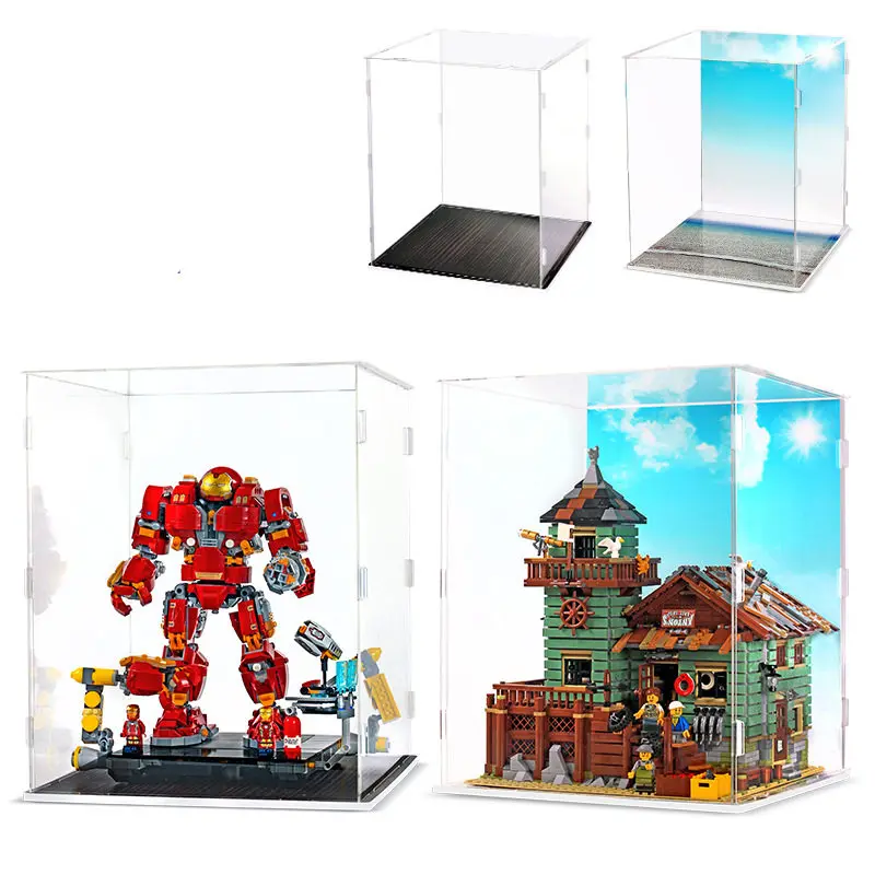 High transparent acrylic display box dust box for fisherman's cabin Anti-Haoke machine armor model legoing
High transparent acrylic display box dust box for fisherman's cabin Anti-Haoke machine armor model legoing