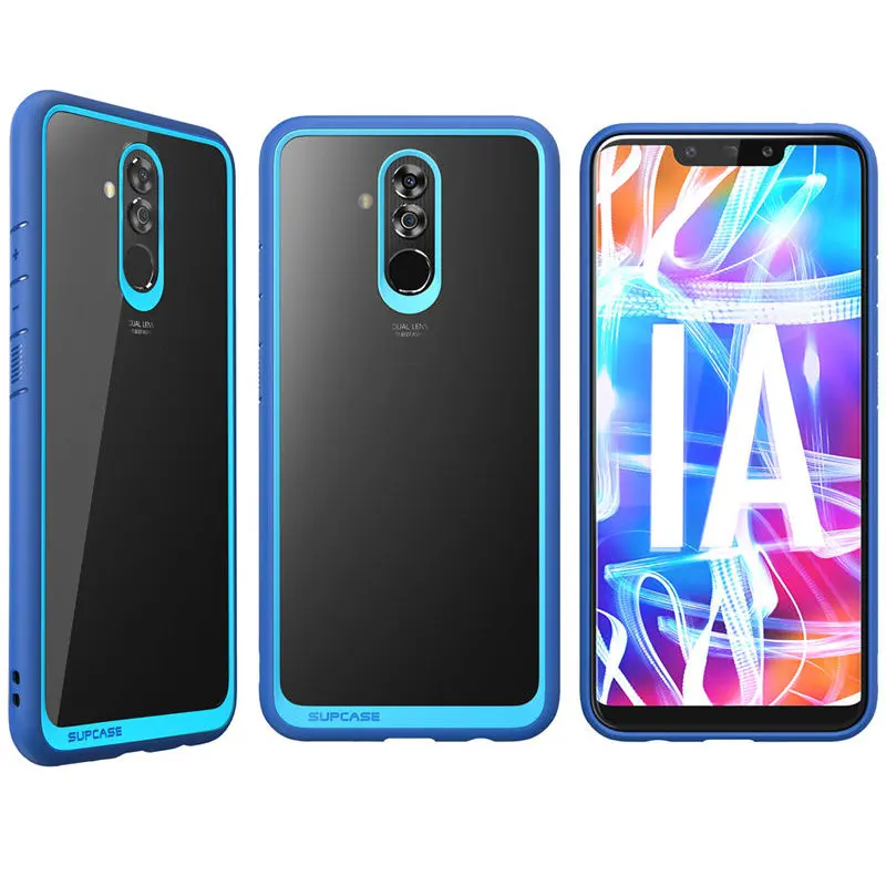 para Huawei Mate 20 Lite 2018 Azul SupCase Funda Huawei Mate 20 Lite Transparente Case Unicorn Beelte Style