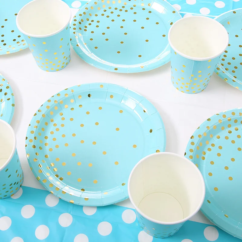 Gold-stamped Point Party Goods Theme Black-gold Party Tableware Decoration Disposable Gold-stamped Tableware Set
Gold-stamped Point Party Goods Theme Black-gold Party Tableware Decoration Disposable Gold-stamped Tableware Set
