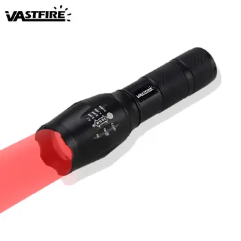 5 Mode 350 LM Hunting Adjustable Focus LED RED Light Flashlight 18650 Light Torch Lamp
5 Mode 350 LM Hunting Adjustable Focus LED RED Light Flashlight 18650 Light Torch Lamp