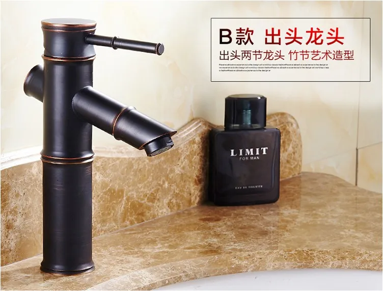 2016 Deck Mounted Bamboo style Basin Sink Faucet / Bronze Black Finish Bathroom Mixer Faucet/ Waterfall Faucet 605-3
2016 Deck Mounted Bamboo style Basin Sink Faucet / Bronze Black Finish Bathroom Mixer Faucet/ Waterfall Faucet 605-3