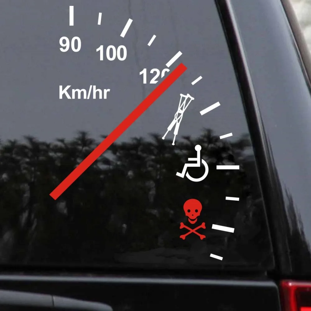 Speeding Safe Warning Car-Styling Funny Speedometer Cluster Vinyl Car Window Bumper Decoration
Speeding Safe Warning Car-Styling Funny Speedometer Cluster Vinyl Car Window Bumper Decoration