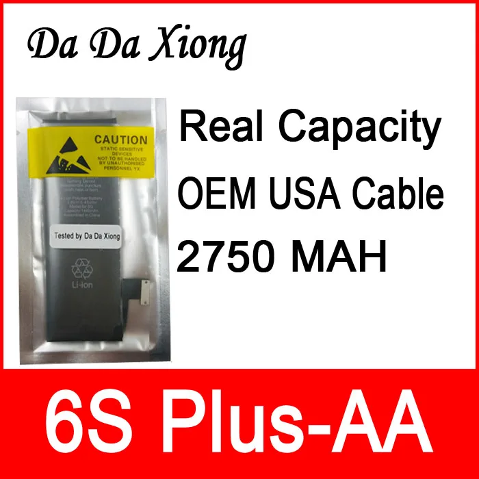 10pcs/lot Real Capacity 2750mAh Core Protection board 3.82V Zero cyclic Battery for iPhone 6S Plus 5.5" repair parts 6S Plus-AA
10pcs/lot Real Capacity 2750mAh Core Protection board 3.82V Zero cyclic Battery for iPhone 6S Plus 5.5" repair parts 6S Plus-AA