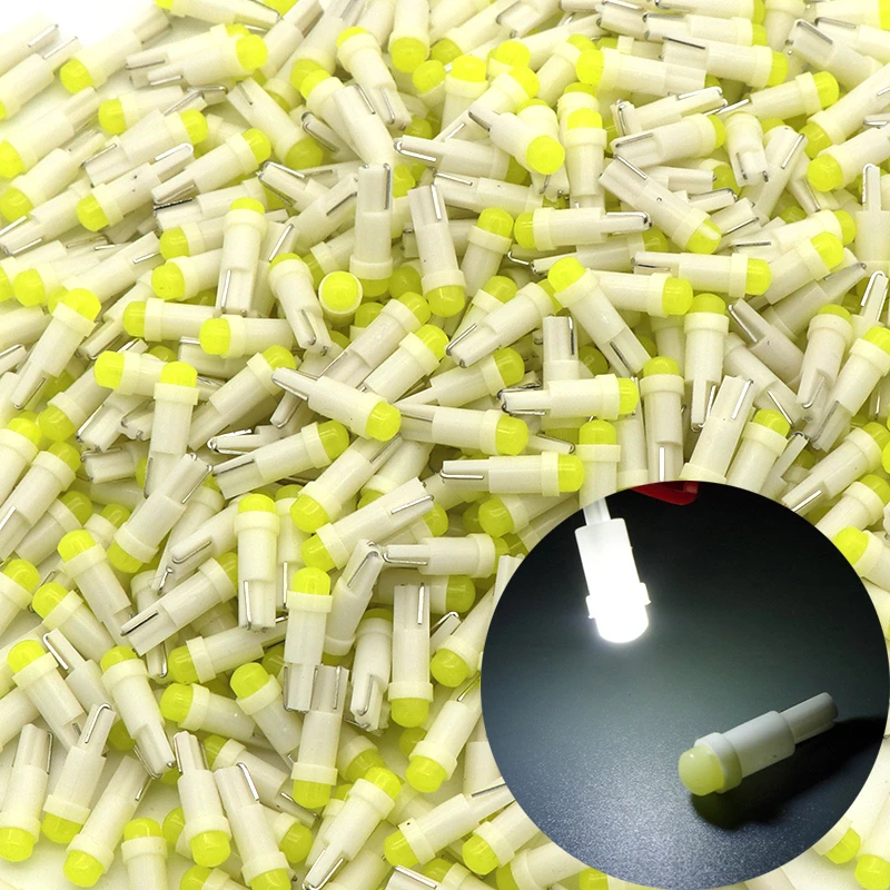 1000pcs Wholesale T5 led car dashboard light instrument automobile door Wedge Gauge reading lamp bulb 12V cob smd Car Styling
1000pcs Wholesale T5 led car dashboard light instrument automobile door Wedge Gauge reading lamp bulb 12V cob smd Car Styling