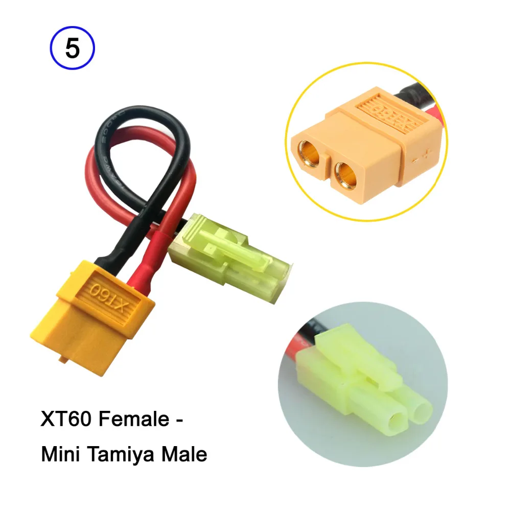 xt60 female - mini tamiya