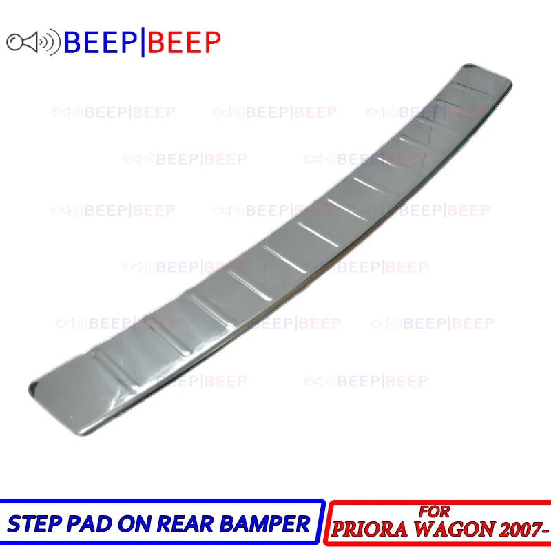 Rear guard bumper for Lada Priora 2007- Wagon stainless steel protection step decoration trim cover pad scuff sill car styling
Rear guard bumper for Lada Priora 2007- Wagon stainless steel protection step decoration trim cover pad scuff sill car styling