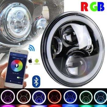 1 PCS RGB DRL Harley LED Halo Headlights 7inch with Bluetooth Mobile APP Remote for Harley Touring Street Glide
1 PCS RGB DRL Harley LED Halo Headlights 7inch with Bluetooth Mobile APP Remote for Harley Touring Street Glide