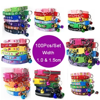 Wholesale 100Pcs Adjustable Small Pets Puppy Dog Dog Pet Glossy Reflective Cat Collar Safety Buckle Bell Strap Adjustable Strap
Wholesale 100Pcs Adjustable Small Pets Puppy Dog Dog Pet Glossy Reflective Cat Collar Safety Buckle Bell Strap Adjustable Strap