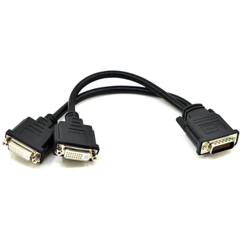 20CM DMS-59 Male to Dual double DVI 24+5 Female DVI-I dvi i Y Splitter Video Cable converter connector DMS 59 Adapter
20CM DMS-59 Male to Dual double DVI 24+5 Female DVI-I dvi i Y Splitter Video Cable converter connector DMS 59 Adapter