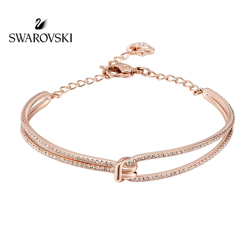 Original Swarovski LIFELONG Bracelet Kink Design Rose Gold Fashion Simple Women's Silver Bracelets 5390818 5368552
Original Swarovski LIFELONG Bracelet Kink Design Rose Gold Fashion Simple Women's Silver Bracelets 5390818 5368552