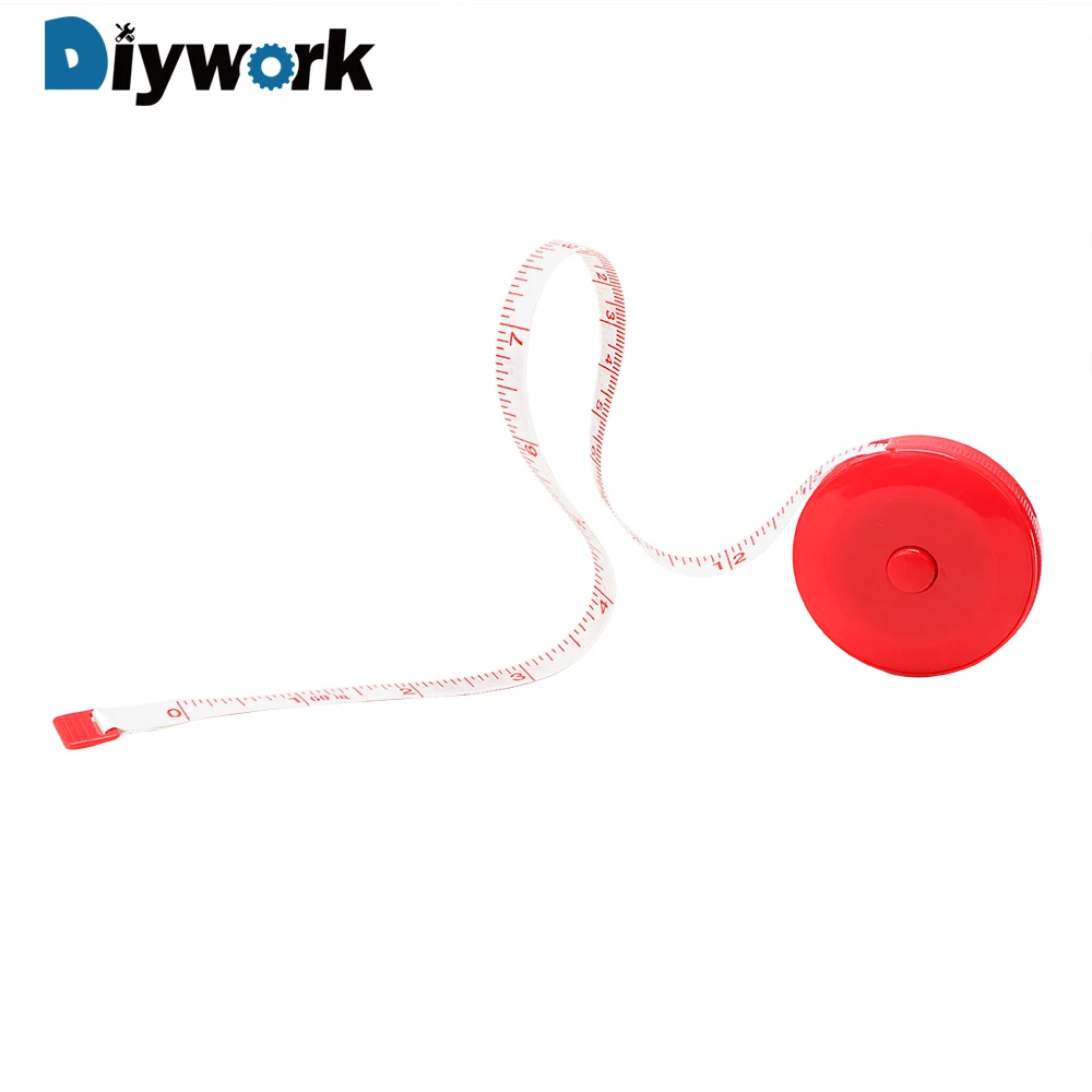 DIYWORK 1.5M Plastic Measuring Tape Gauging Tools Retractable Metric Belt Lovely Portable Ruler Mini Tape Measure
DIYWORK 1.5M Plastic Measuring Tape Gauging Tools Retractable Metric Belt Lovely Portable Ruler Mini Tape Measure