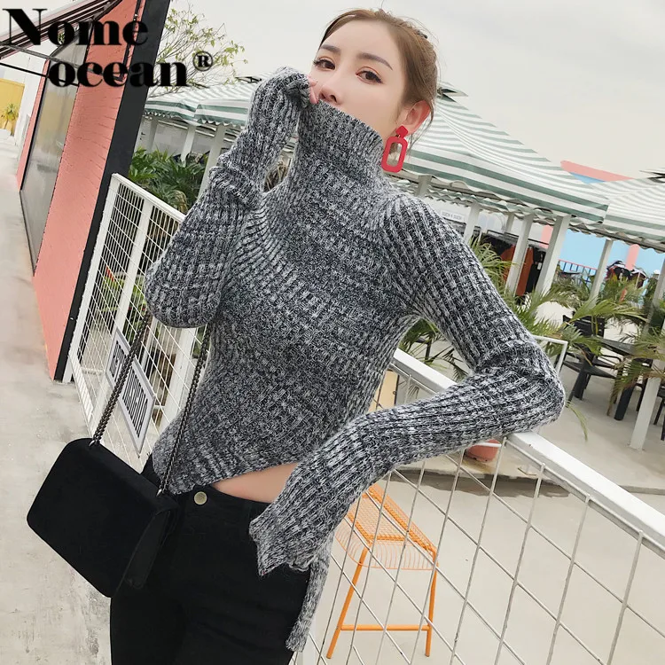 Asymmetric Cut Out Women Sweaters Low-high Sweep Women's Turtleneck Sweater Knitted Pullovers Office Lady Sweater M18010208
Asymmetric Cut Out Women Sweaters Low-high Sweep Women's Turtleneck Sweater Knitted Pullovers Office Lady Sweater M18010208