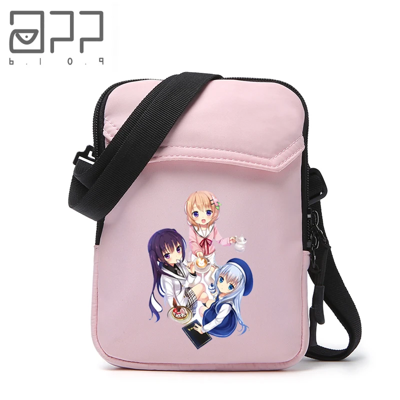 APP BLOG Brand Anime Gochuumon Wa Usagi Desu Ka Fashion New Handbag Shoulder Messenger Phone Bags Waterproof For Girl Women
APP BLOG Brand Anime Gochuumon Wa Usagi Desu Ka Fashion New Handbag Shoulder Messenger Phone Bags Waterproof For Girl Women