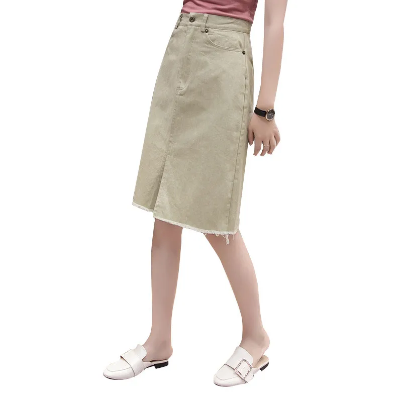 Casual Basic Skirts Summer Fashion Sexy High Waist Skirts Womens Pockets Button Denim Skirt Female New High Street Jeans Skirt 
Casual Basic Skirts Summer Fashion Sexy High Waist Skirts Womens Pockets Button Denim Skirt Female New High Street Jeans Skirt