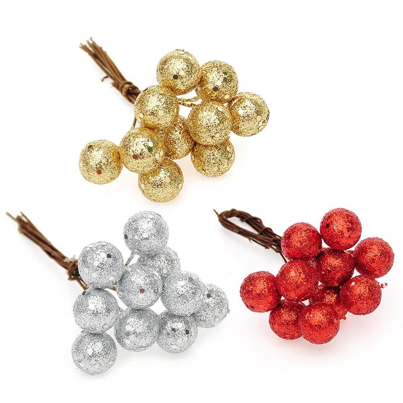 10Pcs/lot Christmas Tree Hanging Baubles Fruit Ball Event Party Ornament Red Sliver Gold Christmas Decorations For Home New Year
10Pcs/lot Christmas Tree Hanging Baubles Fruit Ball Event Party Ornament Red Sliver Gold Christmas Decorations For Home New Year