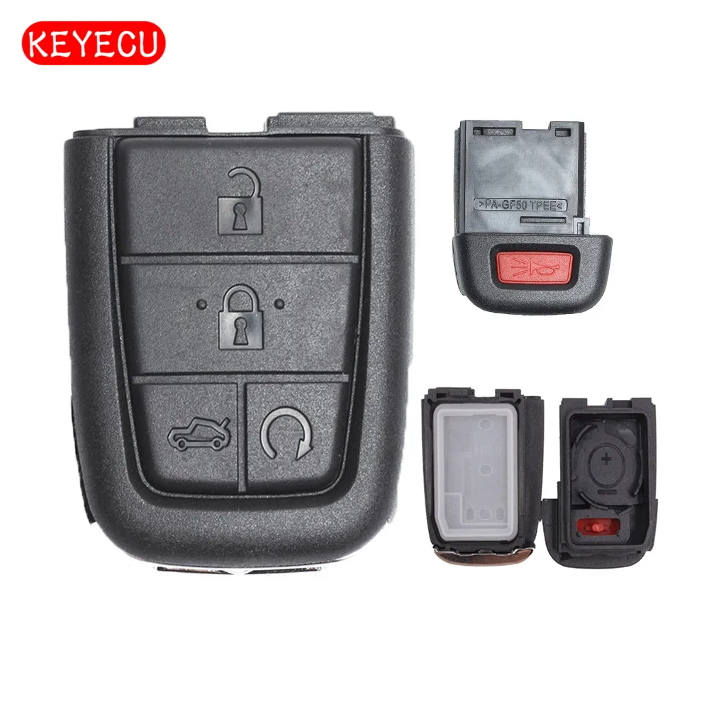 

Keyecu 4+1 Button Remote Key Shell Case FOB for Pontiac G8 / Holden VE COMMODORE Omega Berlina Calais SS SV6 HSV GTS