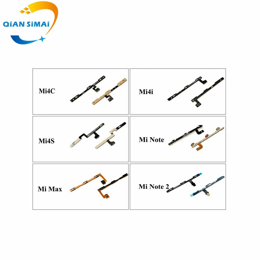 QiAN SiMAi 1PCS New Volume & power on/off Button flex cable For Xiaomi Mi4C Mi4i Mi4s Mi Note Max Note2 Red Note 3G 4G 2 3 4 4X
QiAN SiMAi 1PCS New Volume & power on/off Button flex cable For Xiaomi Mi4C Mi4i Mi4s Mi Note Max Note2 Red Note 3G 4G 2 3 4 4X