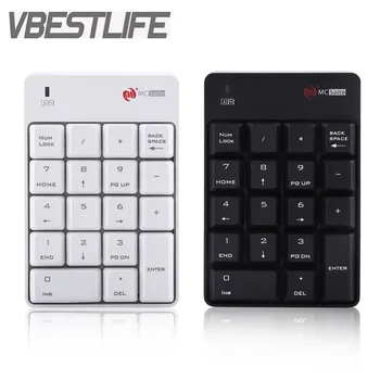 VBESTLIFE 2.4GHz Wireless Keyboard USB Numeric Keypad Numpad Number 18 keys Pad For Laptop PC Black White Free Shipping teclado
VBESTLIFE 2.4GHz Wireless Keyboard USB Numeric Keypad Numpad Number 18 keys Pad For Laptop PC Black White Free Shipping teclado