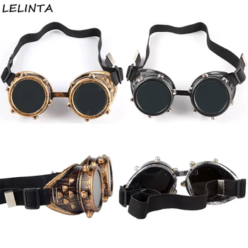 LELINTA Screw nut Decoration Vintage Steampunk Goggles Glasses Welding Punk Gothic Cosplay Welding Party
LELINTA Screw nut Decoration Vintage Steampunk Goggles Glasses Welding Punk Gothic Cosplay Welding Party