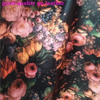 Good 138cm Wide Flower Faux Leather Fabric Flower Printed PU Fabric Synthetic Artificial Leather Material Sewing Diy Clothing
Good 138cm Wide Flower Faux Leather Fabric Flower Printed PU Fabric Synthetic Artificial Leather Material Sewing Diy Clothing