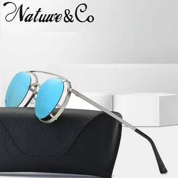 Natuwe&Co Fashion Style Round Polarized Sunglasses Men Retro Metal Glasses UV400 51-52-17-152 mm
Natuwe&Co Fashion Style Round Polarized Sunglasses Men Retro Metal Glasses UV400 51-52-17-152 mm