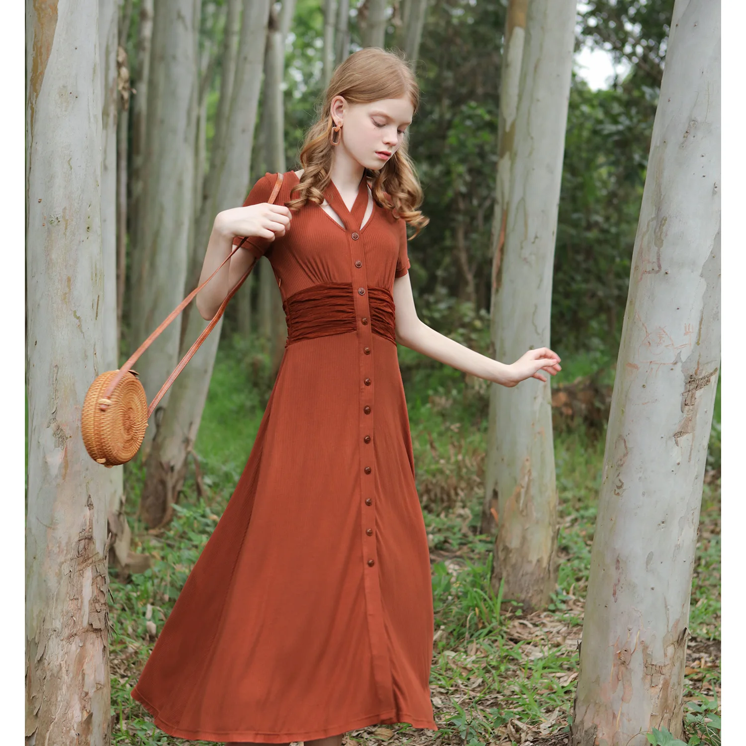 Women Summer Vintage Elegant Slim Knitting Cotton Long Dress Ladies Retro Halter Neck Design Casual Long Dress Femme vestidos
Women Summer Vintage Elegant Slim Knitting Cotton Long Dress Ladies Retro Halter Neck Design Casual Long Dress Femme vestidos