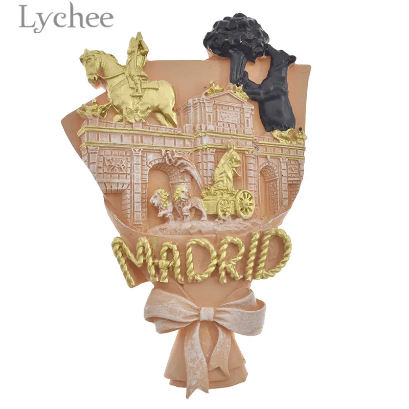 Lychee Spain Madrid Resin Fridge Magnet Creative 3D Country Scenic Refrigerator Magnet Tourist Souvenirs Home Decoration
Lychee Spain Madrid Resin Fridge Magnet Creative 3D Country Scenic Refrigerator Magnet Tourist Souvenirs Home Decoration