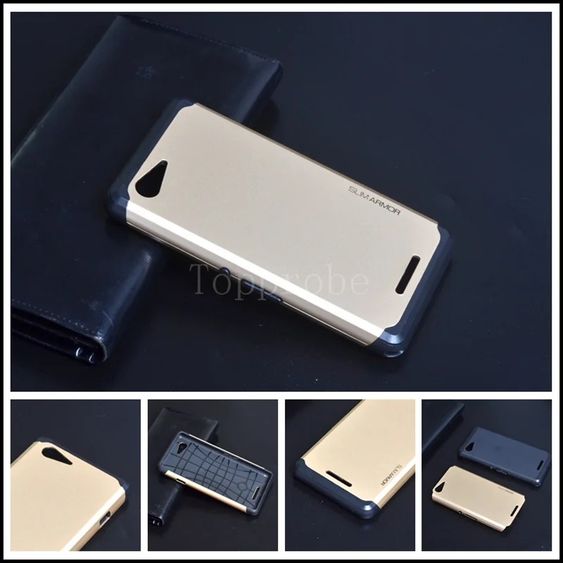 NWT Anti-knock SLIM ARMOR Case For sony xperia E3 D2203 D2206 4.5" cell phone protective silicone cover with 1pcs film free
NWT Anti-knock SLIM ARMOR Case For sony xperia E3 D2203 D2206 4.5" cell phone protective silicone cover with 1pcs film free