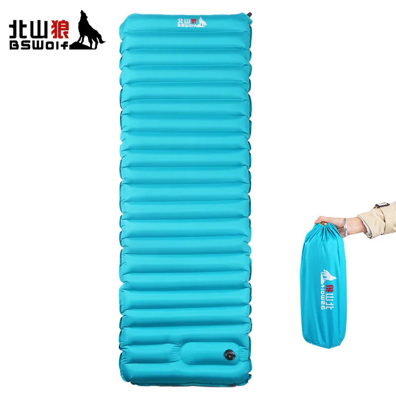 BSWolf single ultra light automatic widening and thickening inflatable cushion portable camping driving moisture-proof mattress
BSWolf single ultra light automatic widening and thickening inflatable cushion portable camping driving moisture-proof mattress