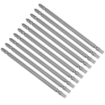 Uxcell 10PCS S2 High Alloy Steel 6PH2 SL6 Hex Head Magnetic Phillips-Slotted Screwdriver Bits,150mm Long,DIY Electric Hand Tools
Uxcell 10PCS S2 High Alloy Steel 6PH2 SL6 Hex Head Magnetic Phillips-Slotted Screwdriver Bits,150mm Long,DIY Electric Hand Tools