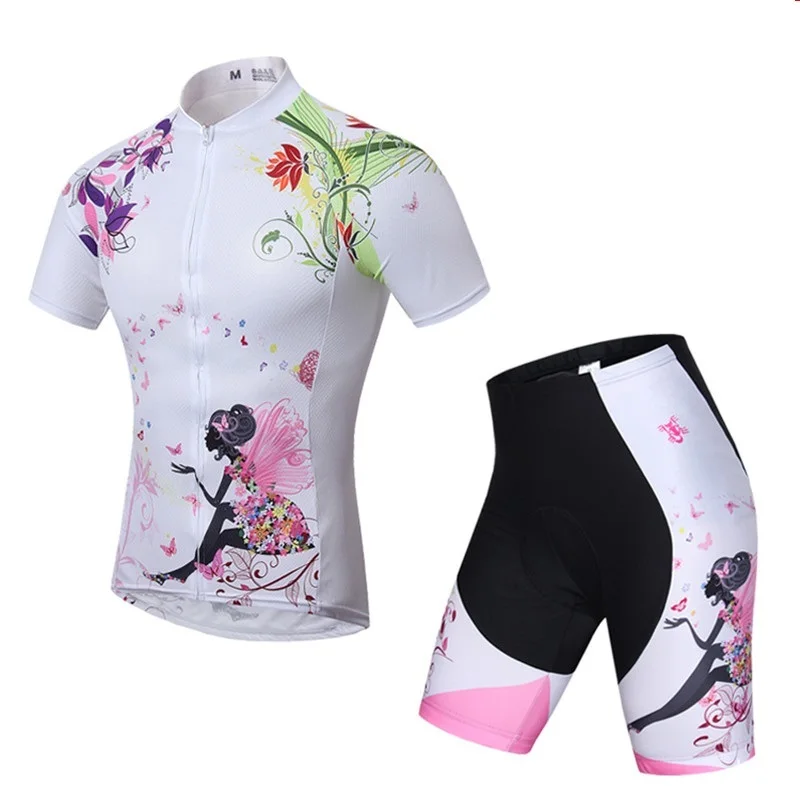 Beauty Flower Girls Cycling Clothing Summer Maillot Breathable Cycling Jerseys Quick Dry Bicycle Bike Clothes Women Cycling Wear
Beauty Flower Girls Cycling Clothing Summer Maillot Breathable Cycling Jerseys Quick Dry Bicycle Bike Clothes Women Cycling Wear