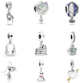 Original Silver plated alloy Charm Bead Starfish Heart Cross Pendant Charms Fit Bracelets Necklace Women DIY Jewelry
Original Silver plated alloy Charm Bead Starfish Heart Cross Pendant Charms Fit Bracelets Necklace Women DIY Jewelry