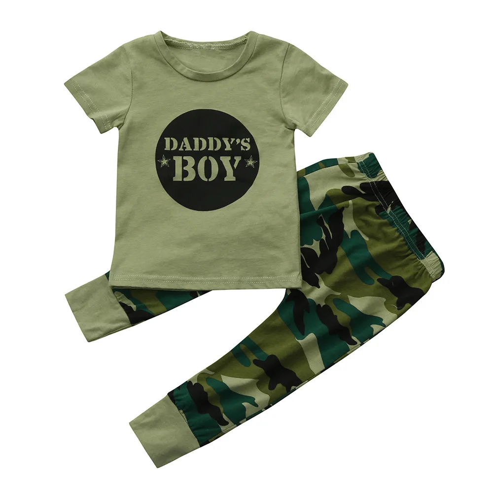 Letter printing fashion camouflage handsome 2Pcs Newborn Toddler Baby Boys Letter Tops Camouflage Pants Outfits Set Clothes F4
Letter printing fashion camouflage handsome 2Pcs Newborn Toddler Baby Boys Letter Tops Camouflage Pants Outfits Set Clothes F4