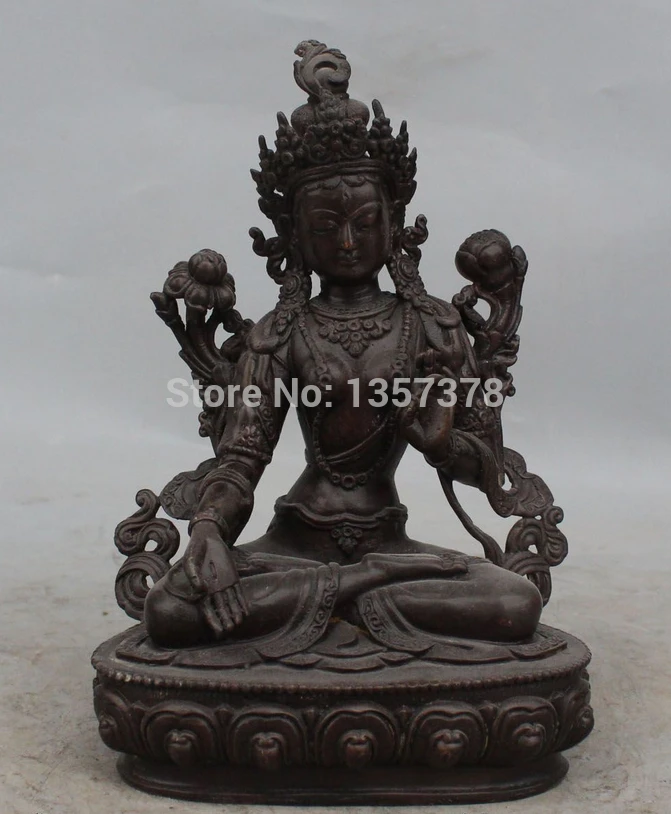 shitou 00539 8" Tibetan Buddhis Bronze 7 eyes White Tara spirit of Compassion Goddess Statue discount 30% (C0324)
shitou 00539 8" Tibetan Buddhis Bronze 7 eyes White Tara spirit of Compassion Goddess Statue discount 30% (C0324)