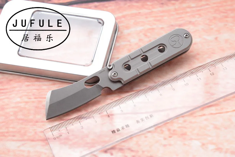JUFULE OEM Bean Serge S35vn Titanium Flipper folding ball bearing outdoor camping Utility pocket kitchen fruit knife EDC tool
JUFULE OEM Bean Serge S35vn Titanium Flipper folding ball bearing outdoor camping Utility pocket kitchen fruit knife EDC tool