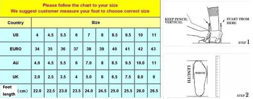 women's size chart
