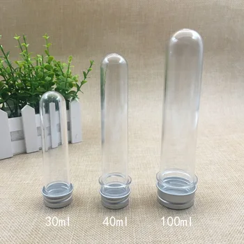 200 x 30ml 40ml 100ml Clear Mask Bath Salt Test PET Sample Tubes Empty Capsule Candy Tea Containers Travel Refillable Bottles
200 x 30ml 40ml 100ml Clear Mask Bath Salt Test PET Sample Tubes Empty Capsule Candy Tea Containers Travel Refillable Bottles