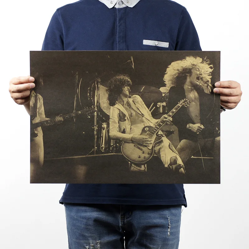 Led Zeppelin(b style) Rock Band /classic nostalgic/Cafe/bar poster/ Retro Poster/decorative painting 51x35.5cm
Led Zeppelin(b style) Rock Band /classic nostalgic/Cafe/bar poster/ Retro Poster/decorative painting 51x35.5cm